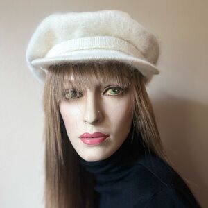Betmar New York Angora/Wool Blend Newsboy Slouchy Hat